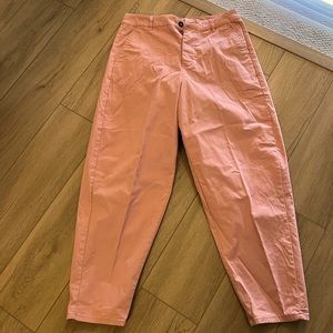 ASOS Design oversized tapered chino pants in pink 10/10 condition W30 L32